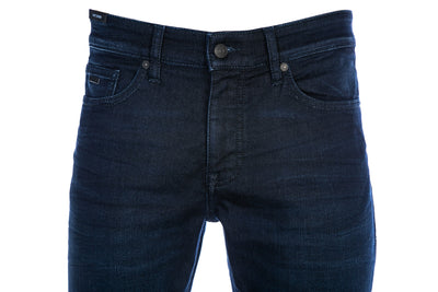 BOSS Delaware Jean in Dark Blue Denim Knit
