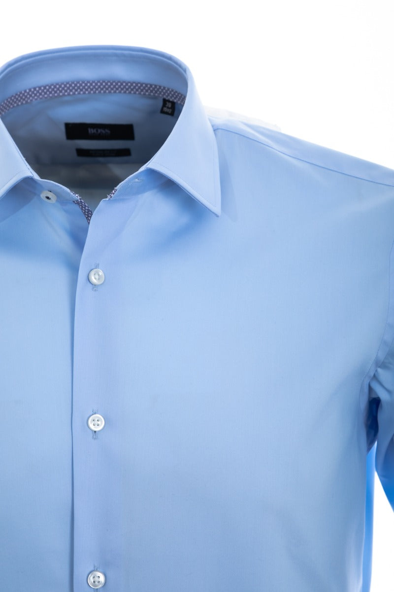 Boss Gelson Shirt in Sky Blue Shoulder