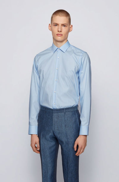 Boss Gelson Shirt in Sky Blue Model 1 