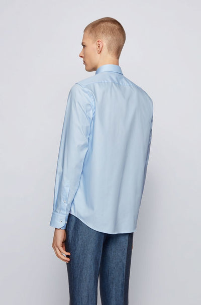Boss Gelson Shirt in Sky Blue Model 2 