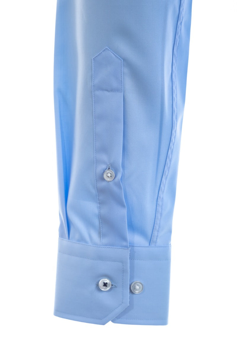 Boss Gelson Shirt in Sky Blue Cuff
