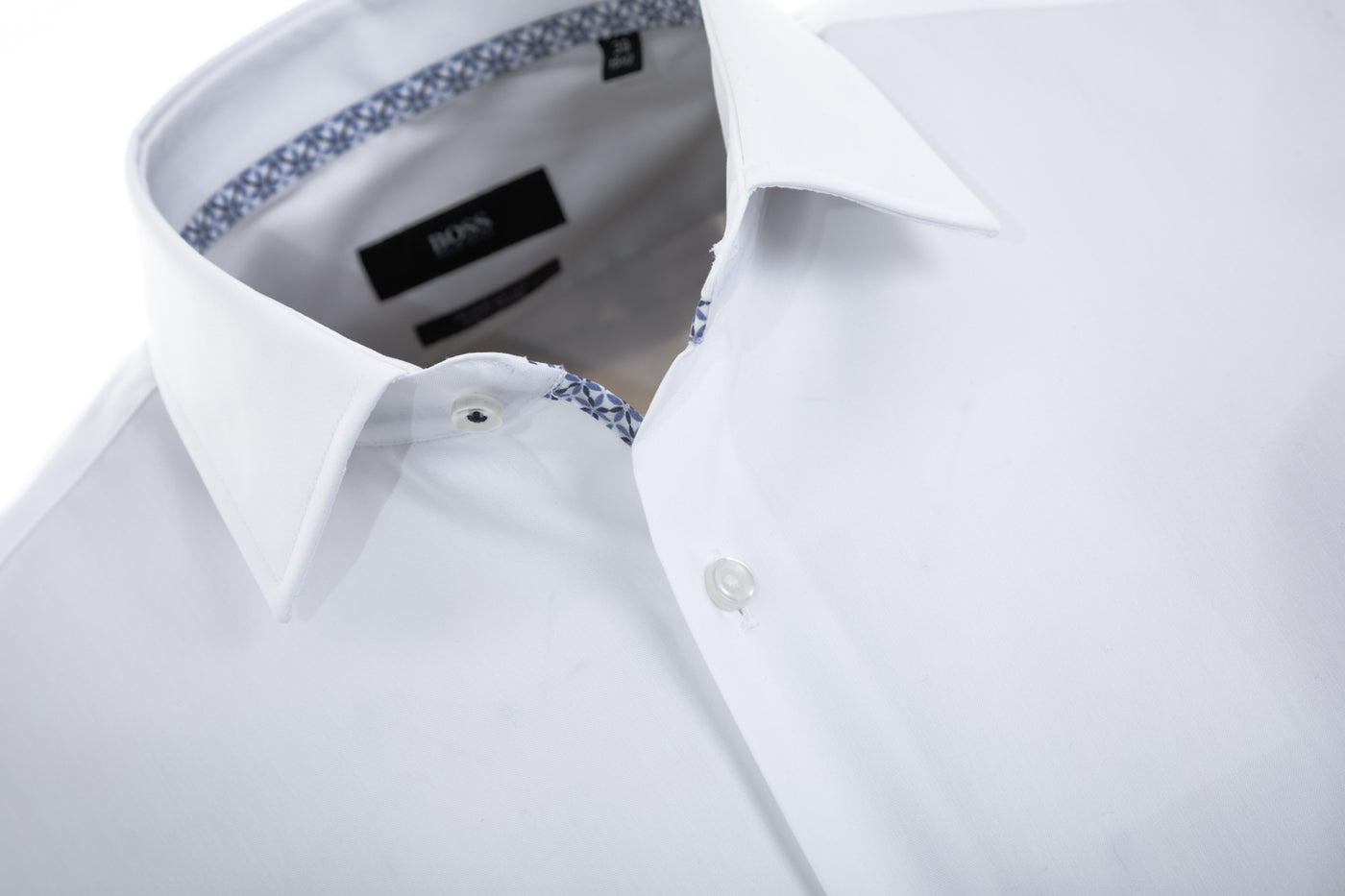 Boss Gelson Shirt in White Collar