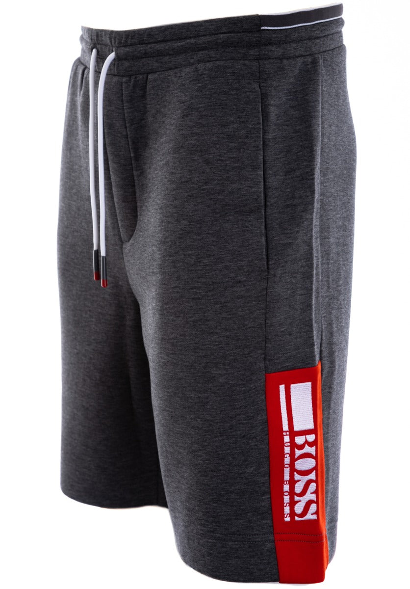 BOSS Headlo 1 Sweat Short in Dark Grey Side