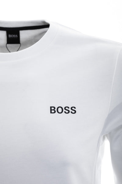 BOSS Heritage Sweatshirt Sweat Top in White Chest