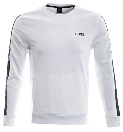 BOSS Heritage Sweatshirt Sweat Top in White