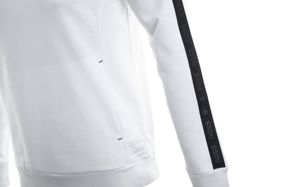 BOSS Heritage Sweatshirt Sweat Top in White Pocket