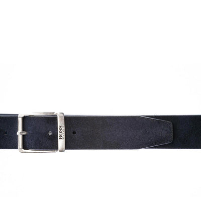 BOSS Joni-SD_sz_35 Suede Belt in Navy