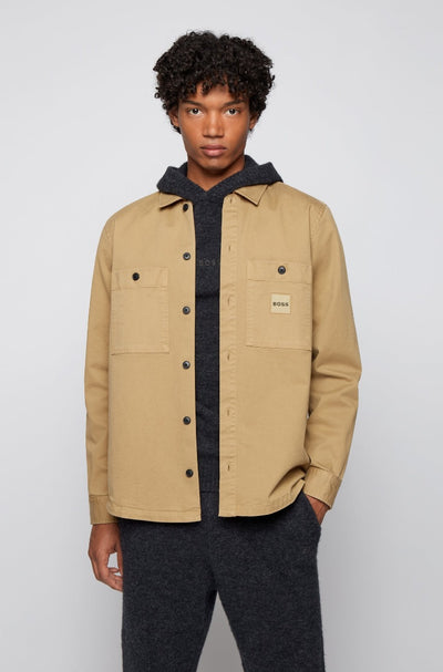 BOSS Locky Shirt in Beige