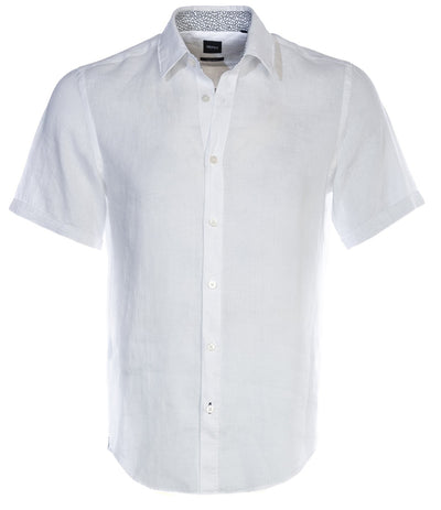 BOSS Luka_2 Short Sleeve Shirt in White