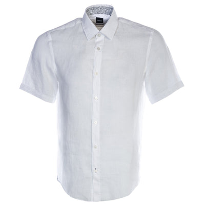 BOSS Luka_2 Short Sleeve Shirt in White