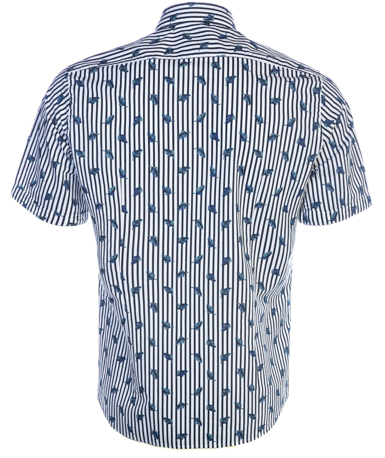 BOSS Luka 2F Short Sleeve Shirt in White Floral