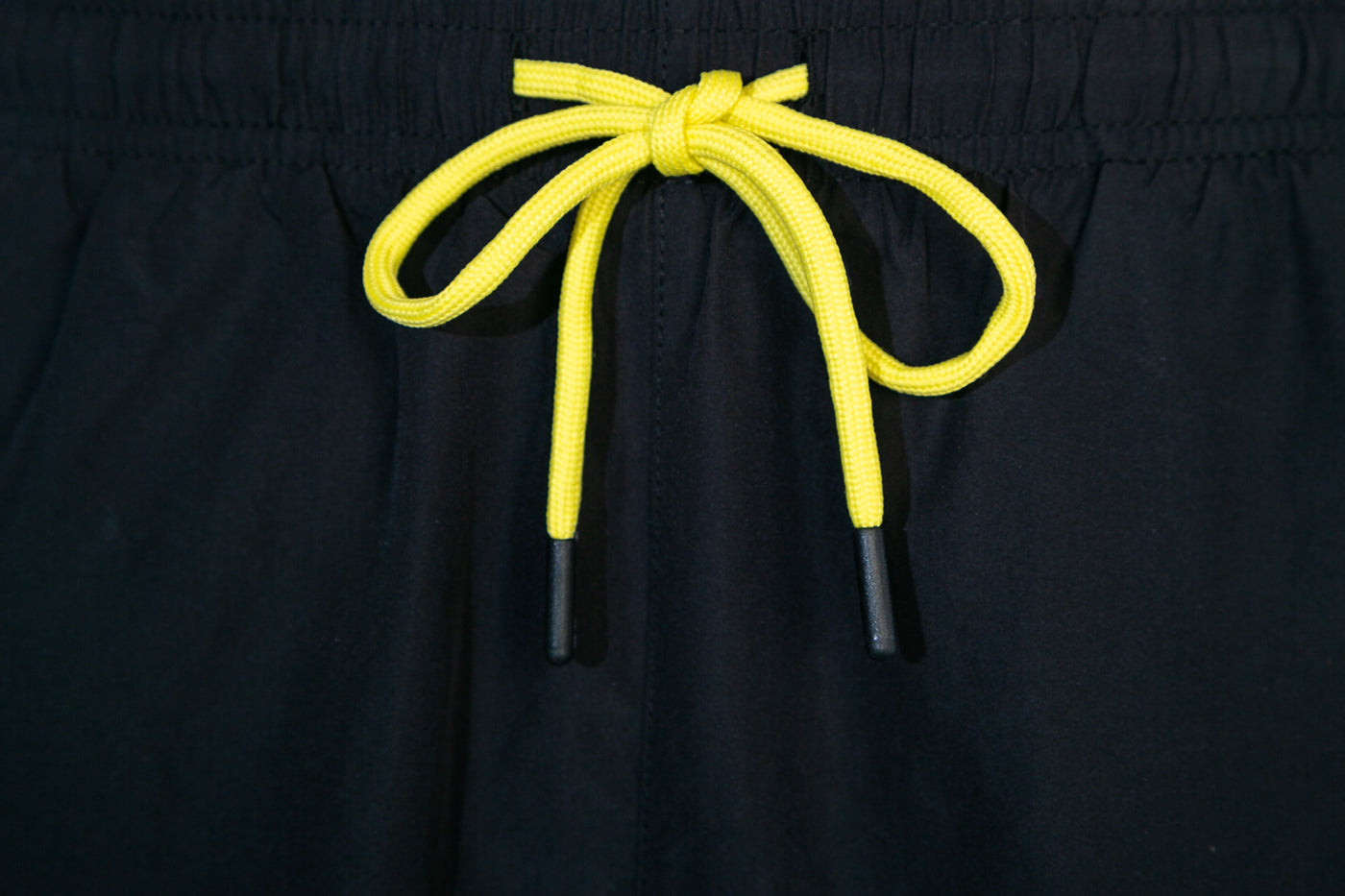 BOSS Mooneye Swim Short in Black & Yellow