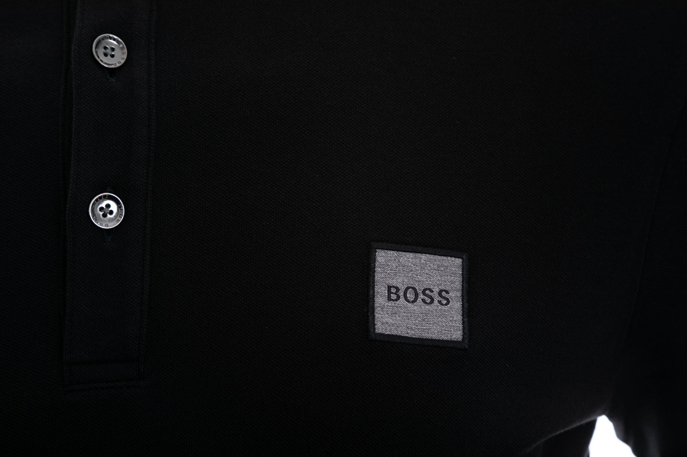 BOSS Passenger 1 Polo Shirt in Black Logo