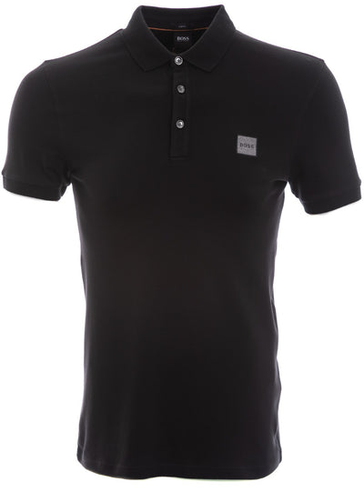 BOSS Passenger 1 Polo Shirt in Black Main