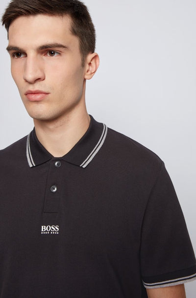BOSS PChup Polo Shirt in Black
