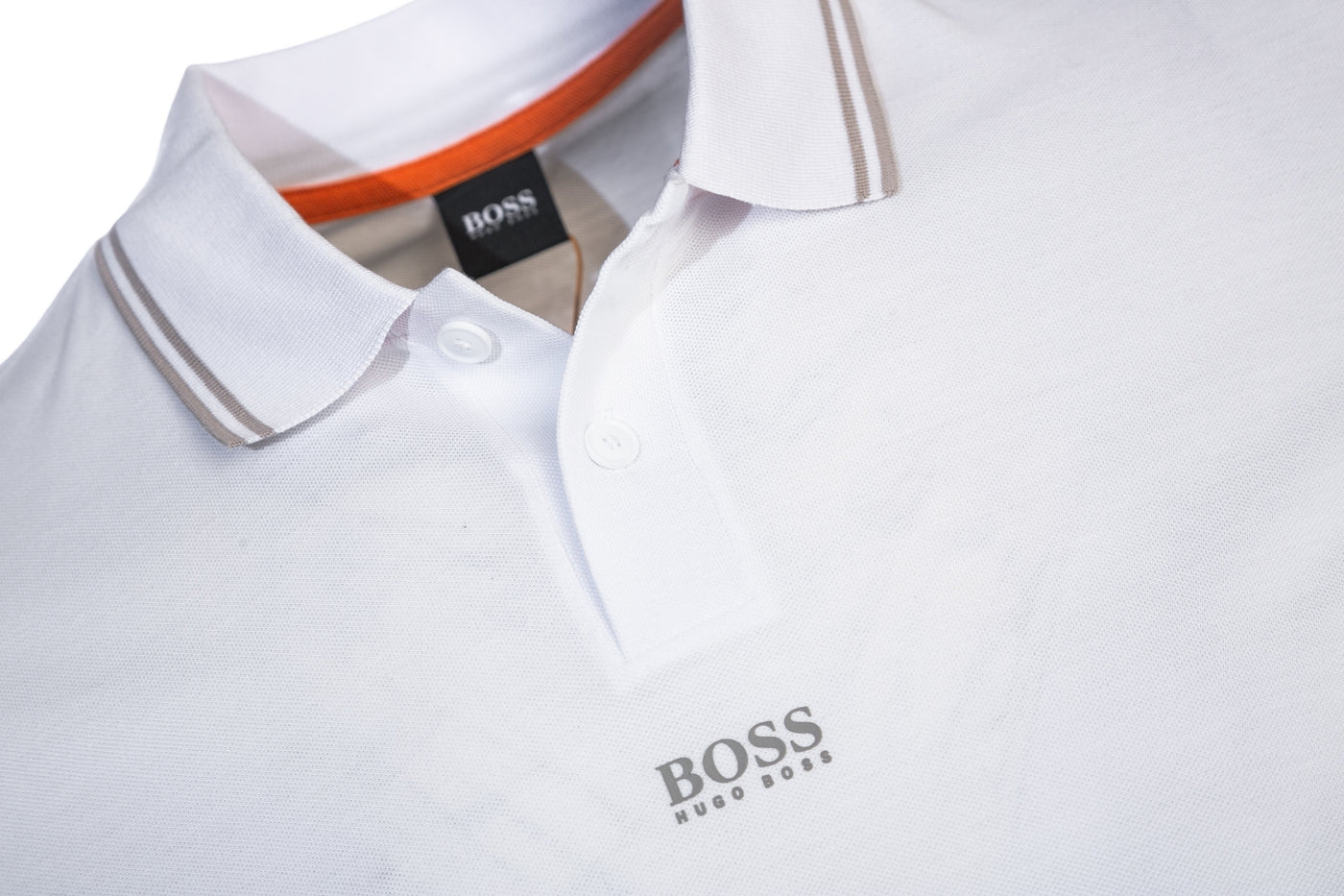 BOSS PChup Polo Shirt in White