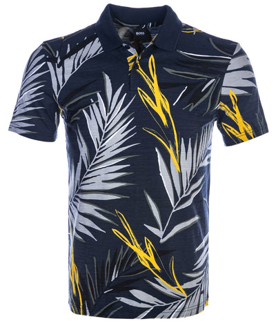 BOSS Peleaf Polo Shirt in Navy