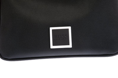 BOSS Pixel BW_S Zip Env Bag in Black