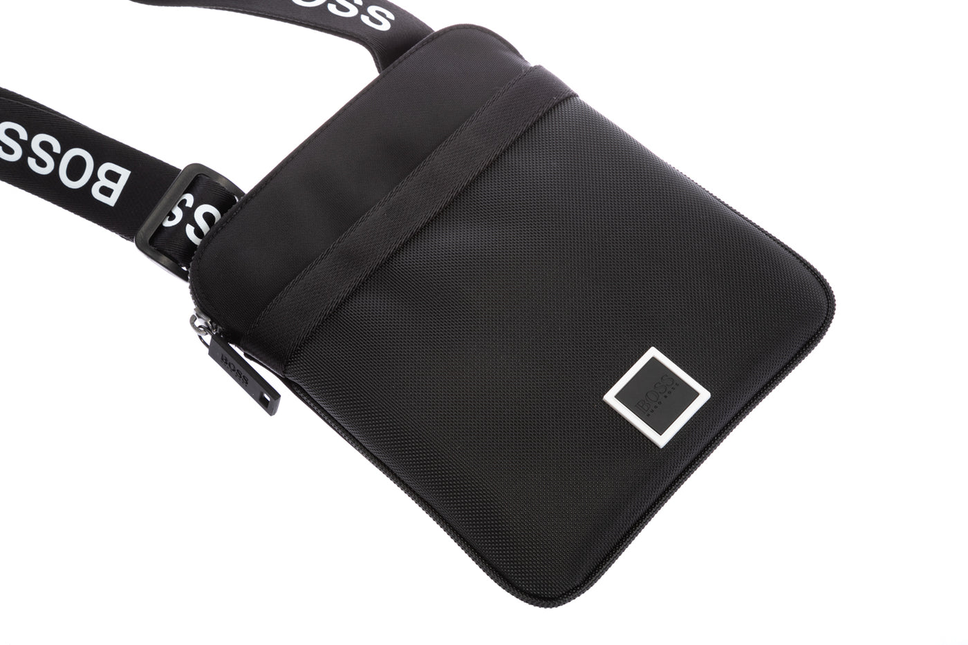BOSS Pixel BW_S Zip Env Bag in Black