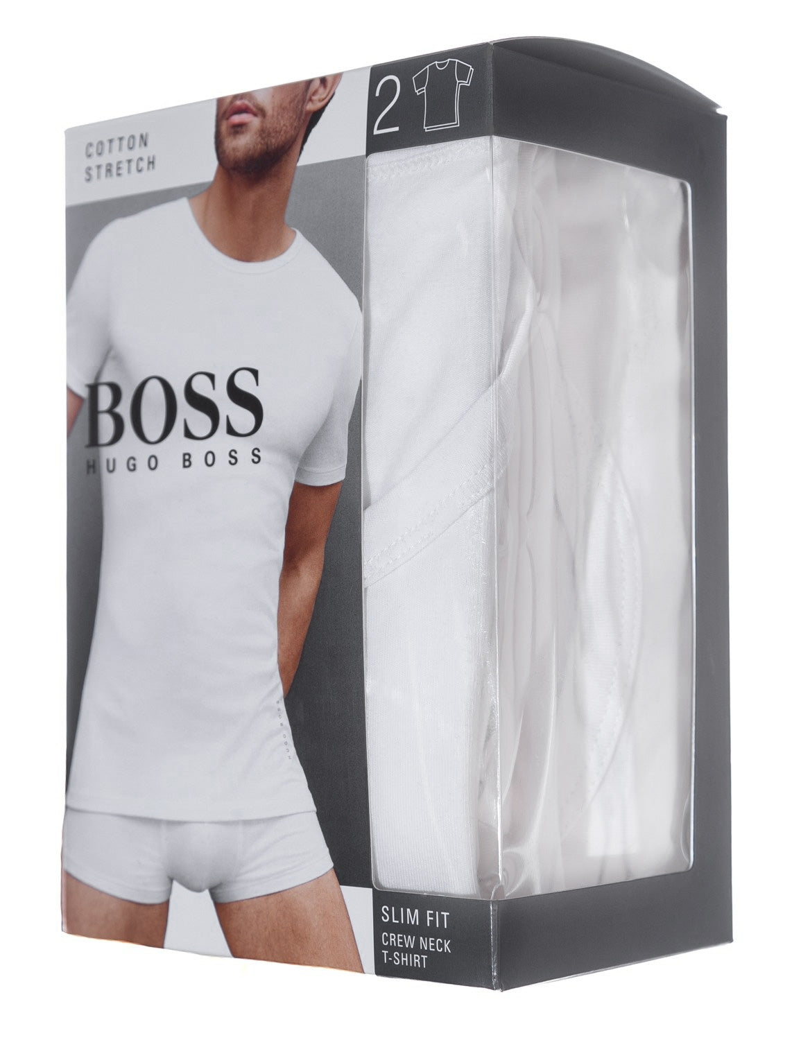 BOSS RN 2 Pack T-Shirt in White