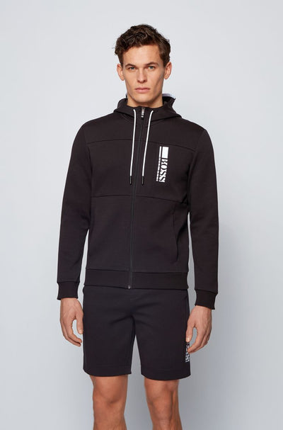 BOSS Sweat 1 Sweat Top in Black Model 1 