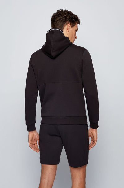 BOSS Sweat 1 Sweat Top in Black Model 2 