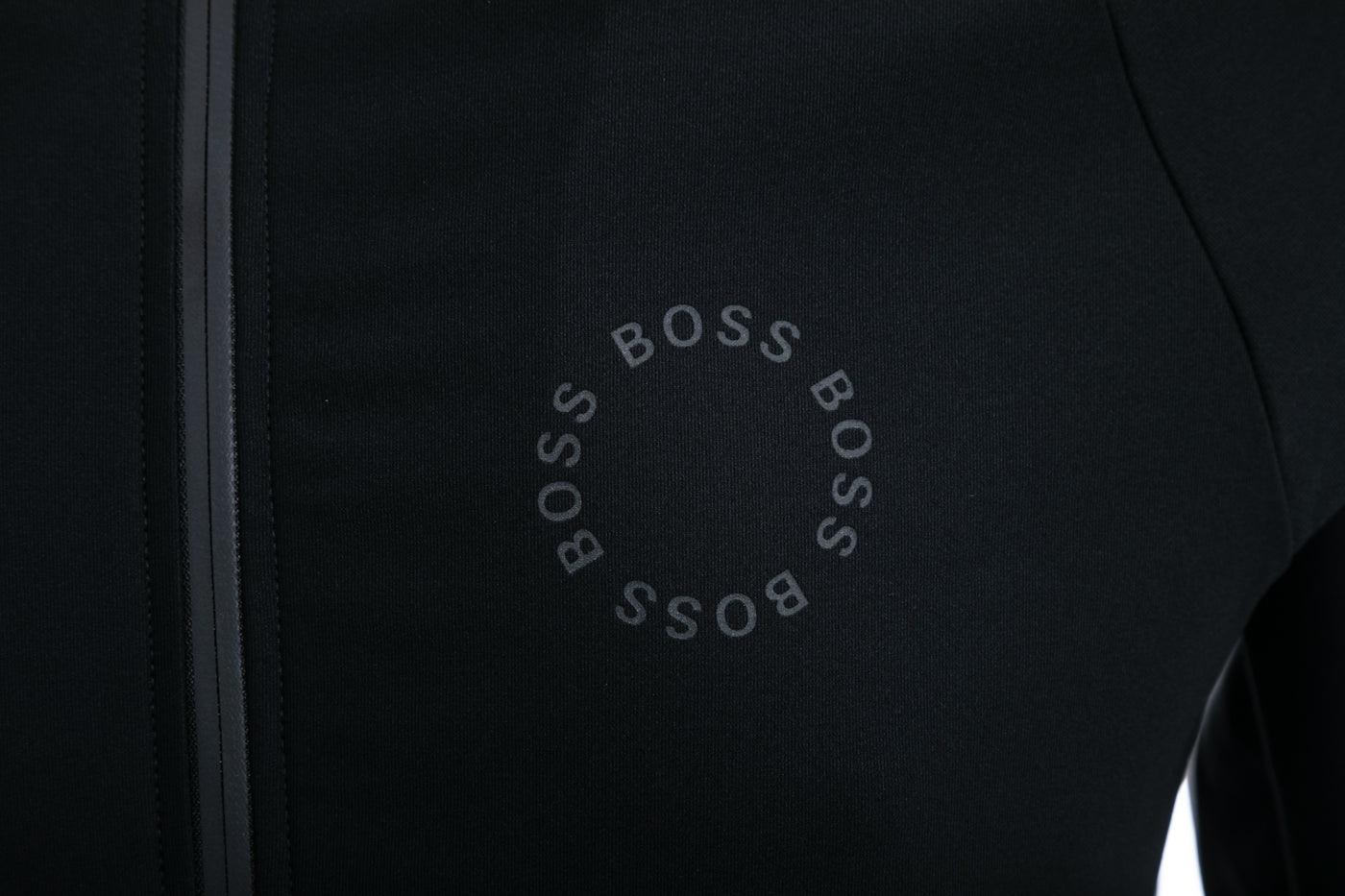 BOSS Savoog Sweat Top in Black Logo