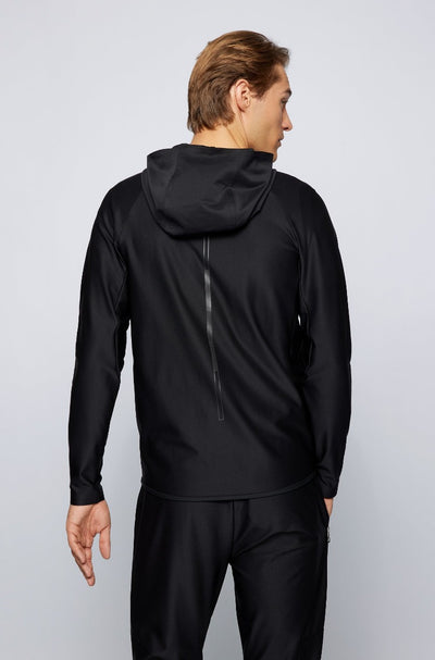BOSS Savoog Sweat Top in Black Model 2