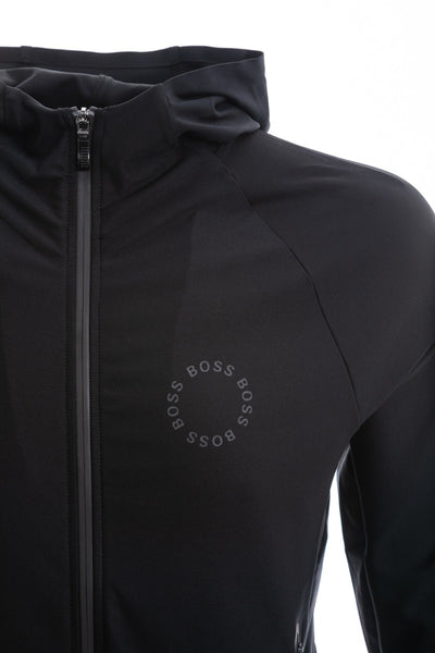 BOSS Savoog Sweat Top in Black Shoulder