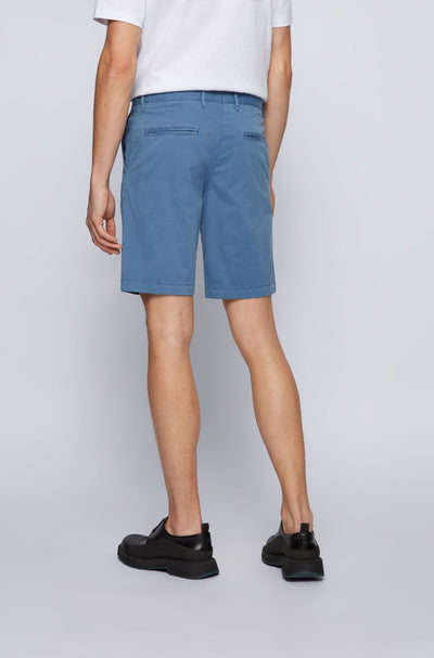 BOSS Schino-Slim-Shorts 2 Short in Airforce Blue Model 2 