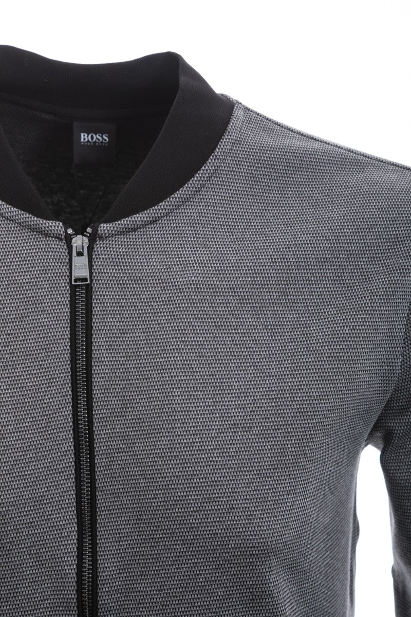 BOSS Skiles 40 Sweat Top in Black Chest