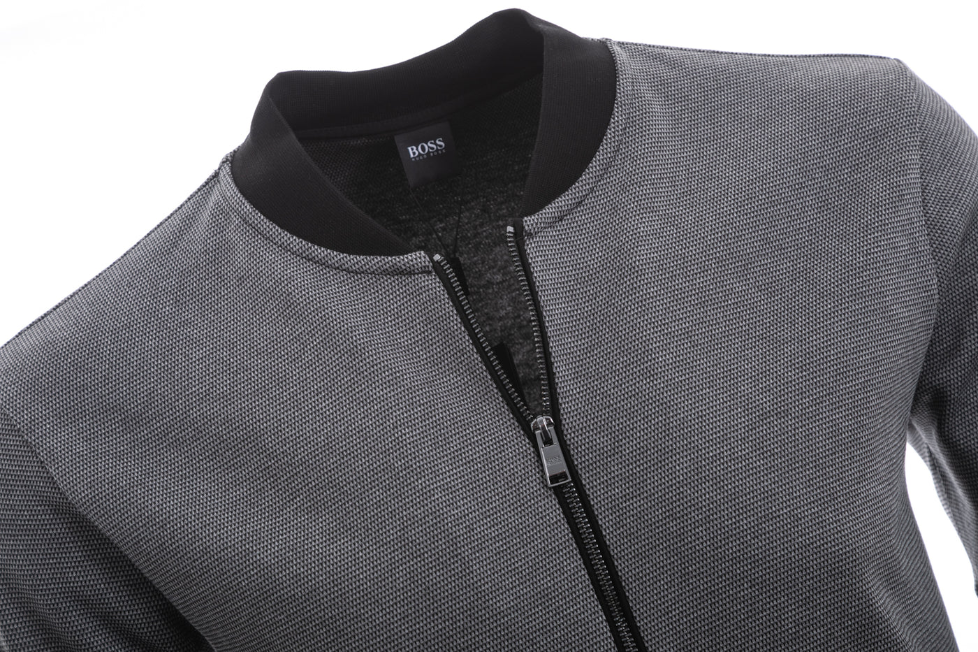 BOSS Skiles 40 Sweat Top in Black Zip