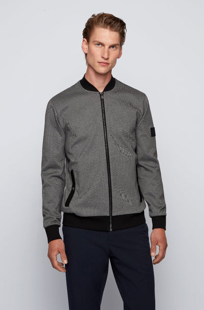 BOSS Skiles 40 Sweat Top in Black Model 1