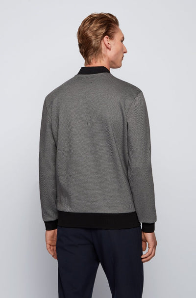 BOSS Skiles 40 Sweat Top in Black Model 2
