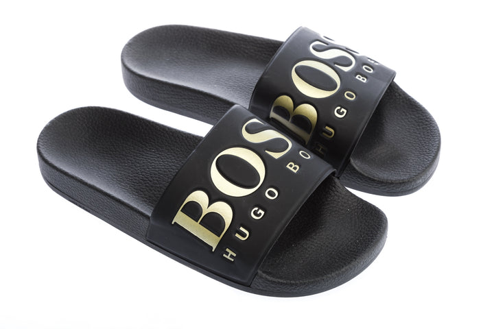 Hugo boss solar slide logo best sale