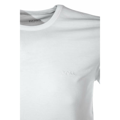 BOSS T Shirt 3 Pack in White Black Grey white shoulder