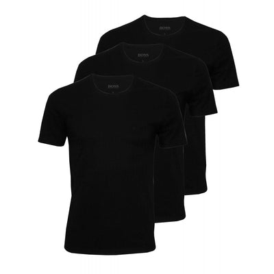 BOSS 3 Pack Crew Neck T-Shirt in Black