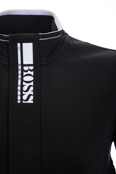 BOSS Sweat 1 Sweat Top in Black Shoulder