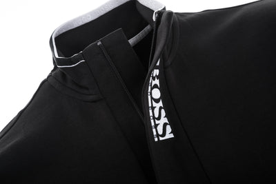 BOSS Sweat 1 Sweat Top in Black Zip
