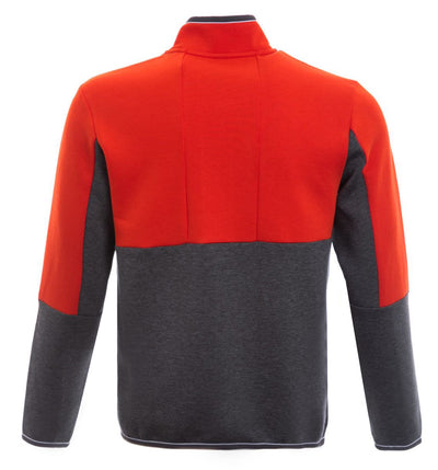 BOSS Sweat 1 Sweat Top in Grey & Orange Back