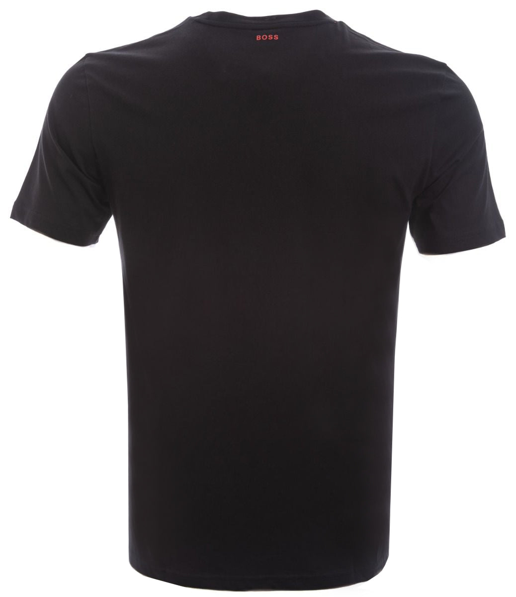 BOSS Tdraw T-Shirt in Black Wolf Back