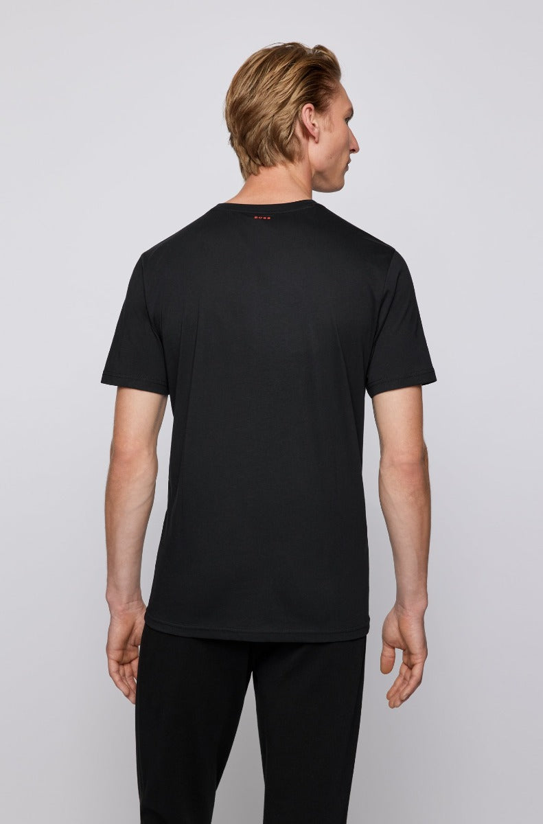 BOSS Tdraw T-Shirt in Black Wolf  Model 2