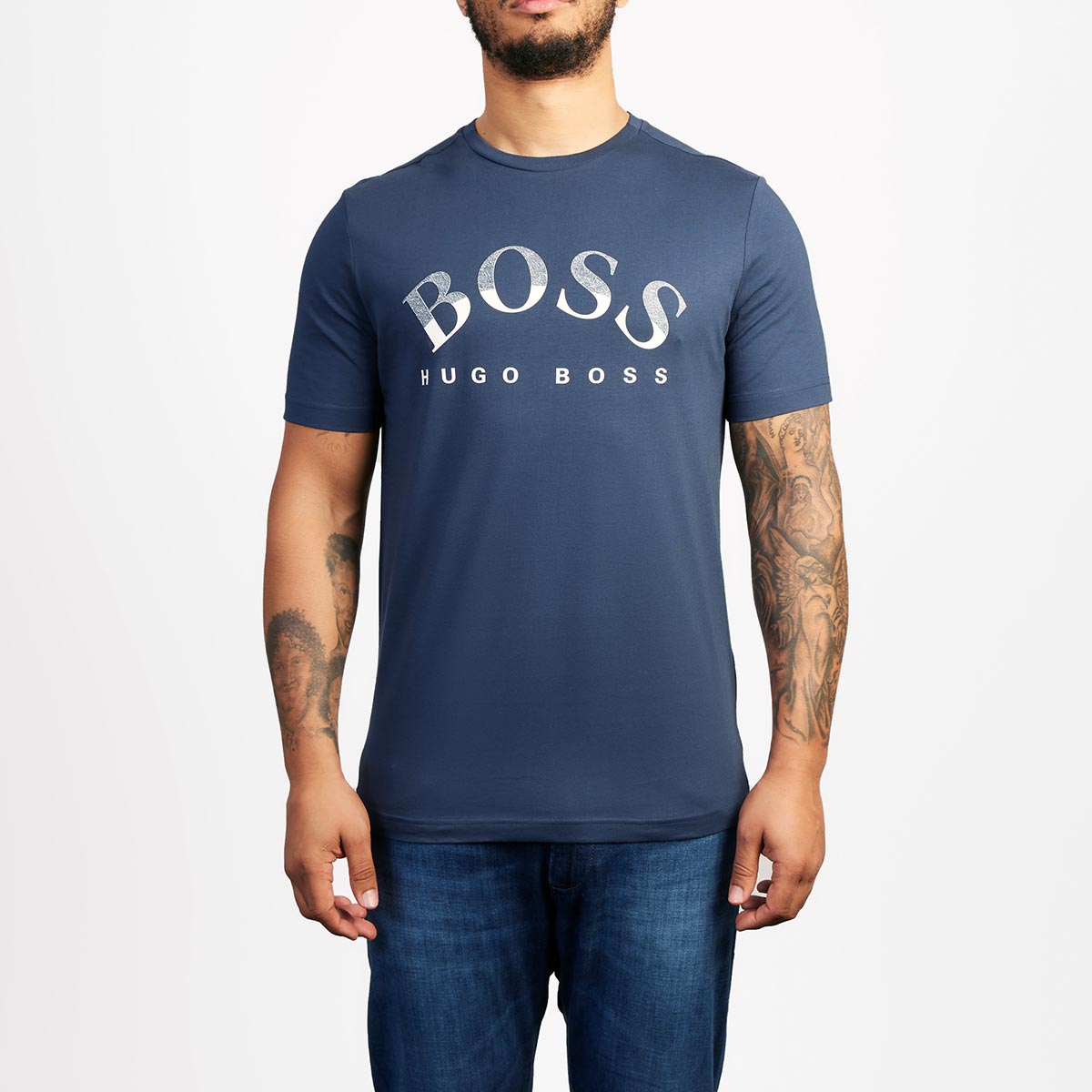 BOSS Tee 1 T-Shirt in Navy