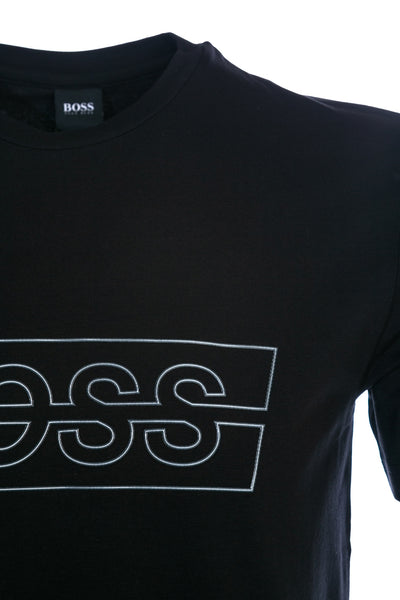 BOSS Tee Logo T Shirt in Black