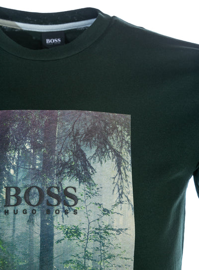 BOSS TipOff 3 T Shirt in Green