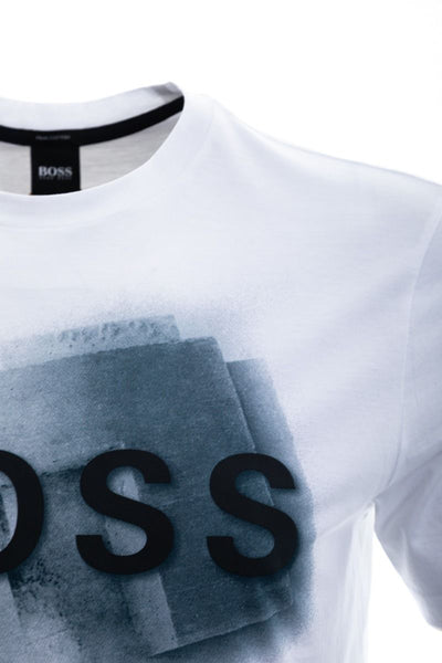 BOSS Tlogo T-Shirt in White Chest