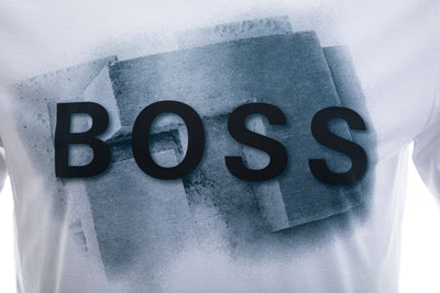 BOSS Tlogo T-Shirt in White Logo