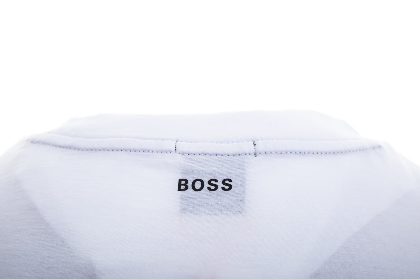 BOSS Tlogo T-Shirt in White Neck