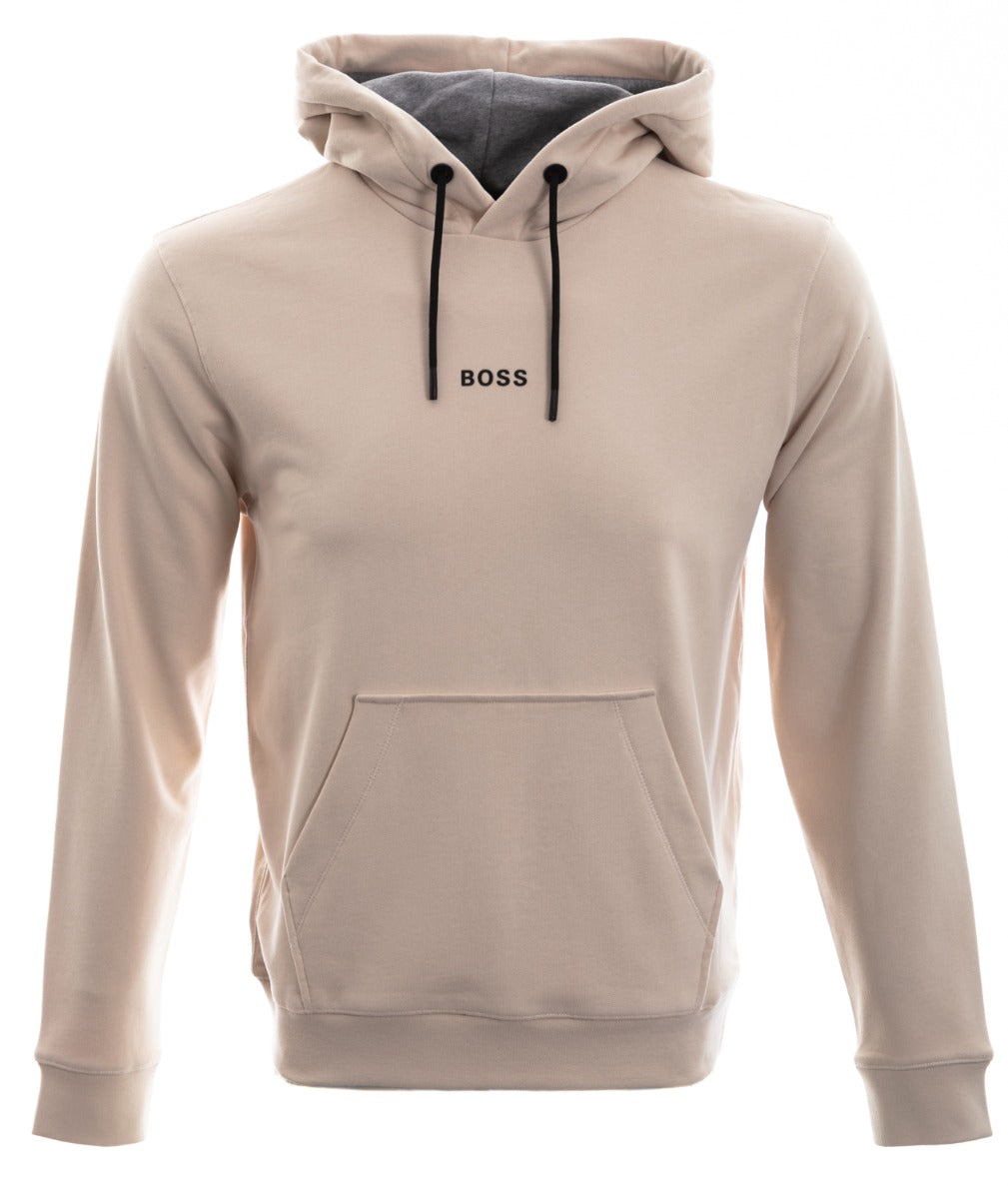 BOSS Weedo 1 Sweat Top in Open White Main