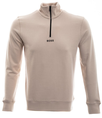 BOSS Zapper 1 Sweatshirt in Open White